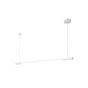 Maxlight Organic - lampe suspendue - 100 x 140 cm - 16W LED dimmable incl - blanc