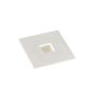 Nova Luce Passaggio - applique à encastrer - 37 x 37 mm, Ø 32 mm encastré - 1W LED incl. - IP54 - blanc