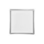 Nordlux Oja - plafonnier de salle de bains - 30 x 30 x 2,5 cm - 3 étapes Moodmaker Fonction SceneSelect - 14,5W LED incl. - IP54 - chrome/blanc