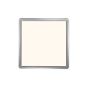 Nordlux Oja - plafonnier de salle de bains - 30 x 30 x 2,5 cm - 3 étapes Moodmaker Fonction SceneSelect - 14,5W LED incl. - IP54 - chrome/blanc