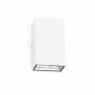 Faro Ling - applique murale - 9,2 x 7,1 x 15,7 cm - 6W LED incl. - IP54 - blanc mat