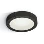 ONE Light LED Plafo Round - plafonnier - Ø 24 x 3,9 cm - 16W LED incl. - noir - couleur de lumière blanche