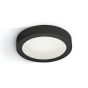 ONE Light LED Plafo Round - plafonnier - Ø 24 x 3,9 cm - 16W LED incl. - noir - couleur de lumière blanche