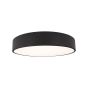 Maxlight Roundy - plafonnier - Ø 45 x 7 cm - 36W LED dimmable incl. - IP54 - noir