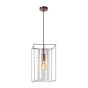 Lucide Julot - lampe suspendue - Ø 25 x 50 cm - cuivre