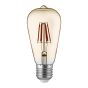 Searchlight Lampe LED - Ø 6 x 13 cm - E27 - 6W dimmable (lot de 5) - 2700K - transparent