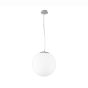 Nova Luce Nevoso - lampe suspendue - Ø 30 x 130 cm - opale