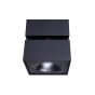 Maxlight Artu - spot en saillie 1L - 10 x 10 x 10 cm - 15W LED incl - noir