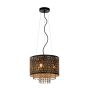 Lucide Raka - lampe suspendue - Ø 31 x 149 cm - noir