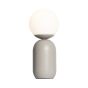 Nordlux Notti - lampe à poser - Ø 15 x 34,5 cm - gris et blanc