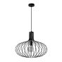 Lucide Manuela - lampe suspendue - Ø 50 x 170 cm - noir