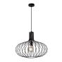 Lucide Manuela - lampe suspendue - Ø 50 x 170 cm - noir