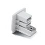 ONE Light Square Track Accessories - embout - système de rail triphasé - blanc