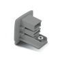 ONE Light Square Track Accessories - Système de rail triphasé - embout - gris