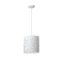 Lucide Marguerite I - lampe suspendue - Ø 25,5 x 130 cm - blanc