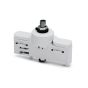 ONE Light Track Adaptors & Accessories - adaptateur de rail - système de rail triphasé - 6A - blanc