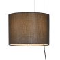 Lucide Saxen - lampe suspendue - Ø 36 x 280 cm - noir