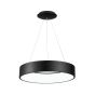 Nova Luce Rando - lampe suspendue - Ø 60 x 120 cm - 42W LED incl. - noir