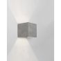 Nova Luce Cadmo - applique murale - 11 x 11 x 11 cm - gris