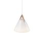 Design for the People Strap 27 - lampe suspendue - Ø 27 x 334,55 cm - verre blanc