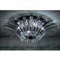 Maxlight Crystal - plafonnier - Ø 72 x 25 cm - 12 x 20W halogène incl. - chrome