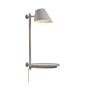 Design for the People Stay - applique murale avec interrupteur - Ø 27 x 44,5 cm - 14,5W LED dimmable incl. - gris