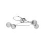 Nordlux Eagle 4 Spot - plafonnier - 83,5 cm - 4 x 3,4W LED incl. - chrome