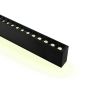 ONE Light LED Linear Profiles - lampe suspendue - 130 x 7 x 3,5 cm - 40W + 20W LED incl. - noir - blanc couleur de lumière