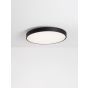 Nova Luce Perfect Profile - plafonnier - Ø 40 x 10 cm - 24W LED dimmable incl. - noir