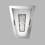 Searchlight Wall - applique murale - 24 x 30 cm - 8W LED incl. - chrome