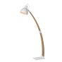 Lucide Curf - lampadaire - 22 x 90 x 143 cm - bois, blanc