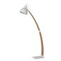 Lucide Curf - lampadaire - 22 x 90 x 143 cm - bois, blanc