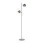 Lucide Skanska - lampadaire - 32,5 x 23 x 141 cm - 5W LED dimmable incl - chrome mat