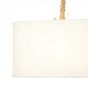 Brilliant Sailor - lampe suspendue - 70,5 x 20 x 120 cm - blanc et marron clair