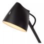 Lucide Milne - lampe de table - 16 x 31,7 x 42 cm - 8W dimmable LED incl - noir