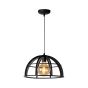 Lucide Dikra - lampe suspendue - Ø 40 x 150 cm - noir