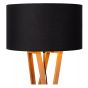 Lucide Trafalgar - lampadaire - Ø 48 x 157 cm - noir