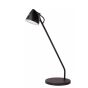 Lucide Milne - lampe de table - 16 x 31,7 x 42 cm - 8W dimmable LED incl - noir