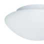 Searchlight Bathroom Flush - plafonnier - Ø 23 x 10 cm - IP44 - blanc