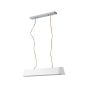 Brilliant Sudo - lampe suspendue - 90 x 19 x 130 cm - blanc brillant