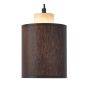 Brilliant Vonnie - lampe suspendue - 80 x 13 x 111 cm - noir et marron clair