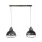 Vico Industry Grid - lampe suspendue - 100 x 38 x 150 cm - argent ancien