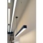 Roi Du Luminaire Line - lampe suspendue - 58 x 5,3 x 5,3 cm - 16W LED incl. - alu