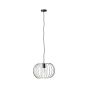 Brilliant Silemia - lampe suspendue - Ø 36 x 135 cm - noir mat