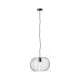 Brilliant Silemia - lampe suspendue - Ø 36 x 135 cm - noir mat