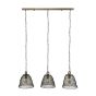 Vico Mesh - lampe suspendue - 114 x 30 x 150 cm - bronze antique