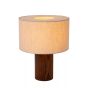 Lucide Tachina - lampe à poser - Ø 25 x 31,5 cm - bois