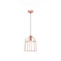 Nova Luce Peppino - lampe suspendue - Ø 19 x 120 cm - cuivre