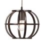 Brilliant Basia - lampe suspendue - 105 x 26,5 x 123 cm - noir