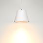 Lucide Gipsy II - lampe suspendue - Ø 13 x 130 cm - blanc